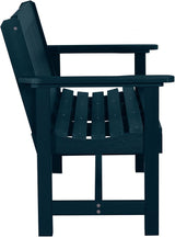 Sequoia Professional Commercial Grade Exeter Garden Bench, 4ft, Federal Blue - Photo 5