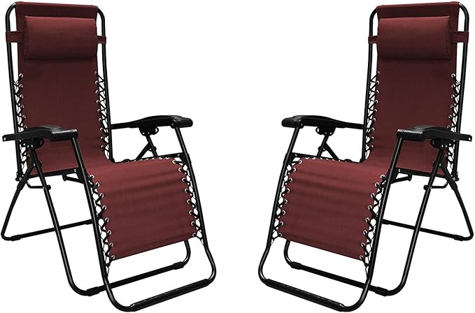 Caravan Sports Zero Gravity Recliner Lounge Chair for Indoor and Outdoor Use with Smooth Recline Function - Photo 1