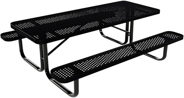 COATEDOUTDOORFURNITURE Heavy-Duty Portable Outdoor Kids Table, Punched Steel Kids Picnic Table - Photo 1