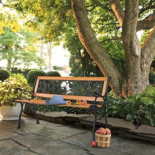 Outdoor Patio Garden Bench,49" Outdoor Benches Outdoors Seating Patio Seating Benches Poolside, Outside Decor Furniture, Park Loveseat Chair