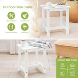 Y&M Outdoor Side Table, HIPS Adirondack Small Single Table, Waterproof Square Outside Table - Photo 6