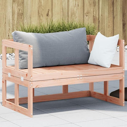 Garden Bench Deck Bench Patio Sofa Bench Extendable Solid Wood Douglas