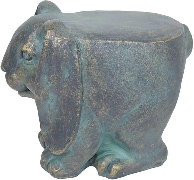 Garden Stool, Plant Stool or Rabbit Table for Garden, Front Porch, Patio, Outside, Indoor, Lightweight Concrete - Photo 8