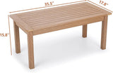 Stoog HIPS Outdoor Patio Dining Set, 4-Piece All-Weather Garden Bench, Chairs and Table Set - Photo 5