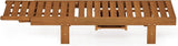 Furinno TIOMAN Outdoor Lounger, Malo Sun Lounge Chair with Tray, for Patio, Garden, Porch, Natural - Photo 7