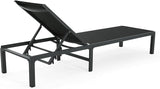 Christopher Knight Home Patio Chaise Lounges Set of 2, Aluminum Adjustable Lounge Seating, 5-Position Backrest Recliner - Photo 7
