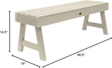 Highwood Weatherly Backless Bench, 4-Feet, Whitewash - Photo 7