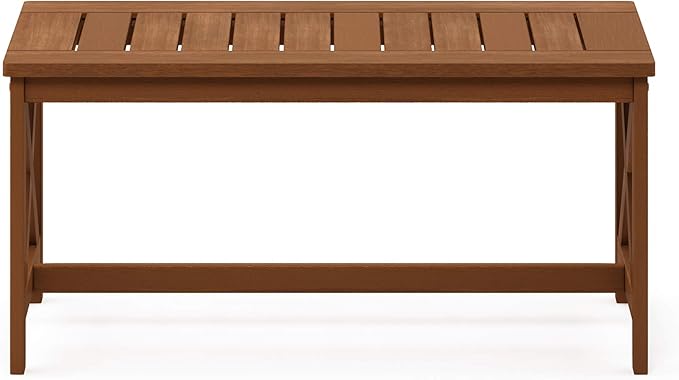 Furinno FG18111 Tioman Coffee Table, X-Leg, Natural - Photo 6