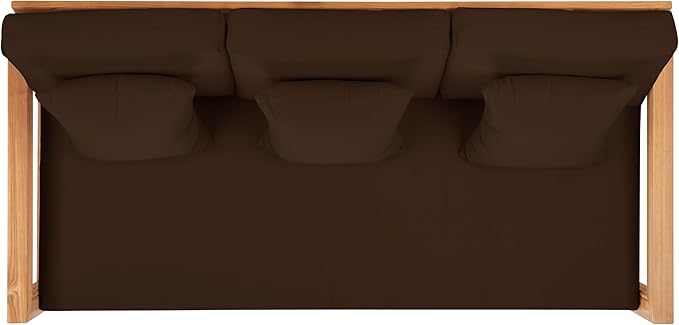 SAFAVIEH Couture Montford 3-Seat Bench Replacement Cover Only – Outdoor White Removable Slipcover Upholstery - Photo 9