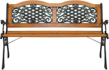 JHshop Patio Garden Bench 49" Outdoor Loveseat Chairs, Patio Park Bench, Outdoor Garden Bench - Photo 1