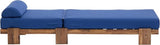 78.8'' Outdoor Patio Chaise Lounge Chair, Acacia Wood Adjustable Recliner with Headrest, Perfect for Terrace, Poolside - Photo 8