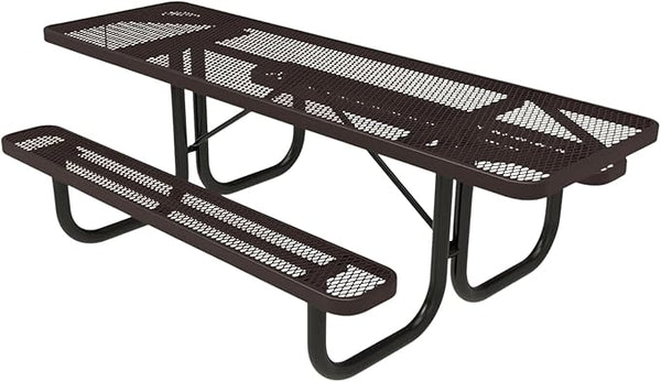 COATEDOUTDOORFURNITURE Heavy-Duty Portable ADA-Compliant Outdoor Picnic Table - Photo 1