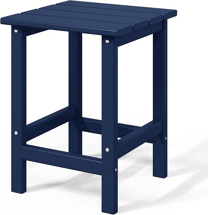 Costaelm 3 piece Patio Set, Outdoor Modern Adirondack Table and Chairs - Photo 4