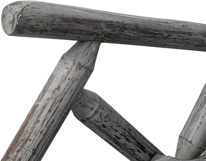 Adirondack Rocking Chair, Solid Fir Wood Patio Rocker with Ergonomic Comfort for Porch, Patio, Garden, Backyard(Gray)