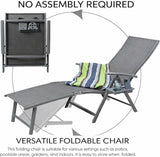 Kozyard Aluminum Outdoor Chaise Lounge Chair, Adjustable Reclining Patio Lounge with Drink Holder - Photo 5