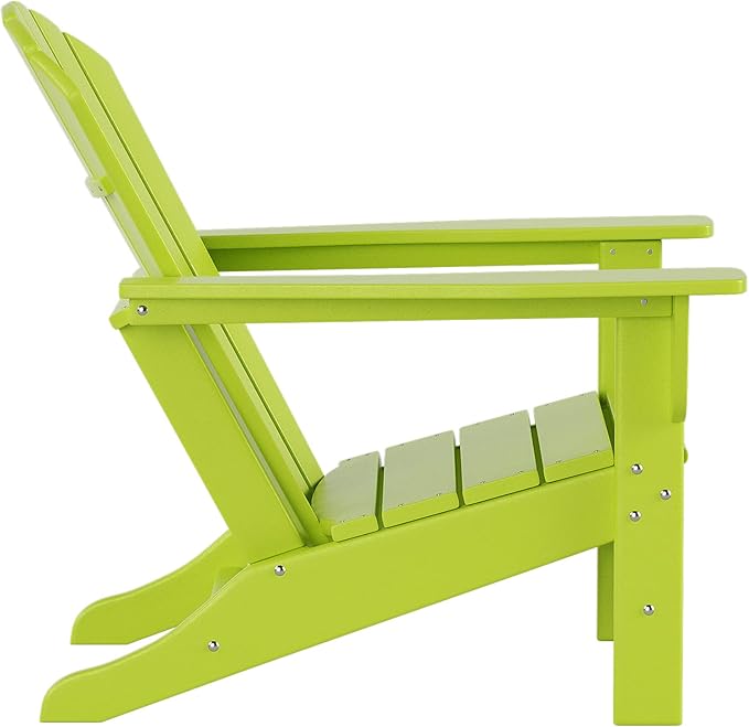 WestinTrends Dylan Outdoor Adirondack Chair, Lime