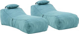 Christopher Knight Home Morton Outdoor Bean Bag Chair Set of 2, Fabric Bean Bag Chair for Adults and Kids - Photo 5