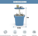 Outdoor Cool Bar Table with Adjustable Height, 4-Gallon All-Weather Ice & Wine Cooler - Photo 2