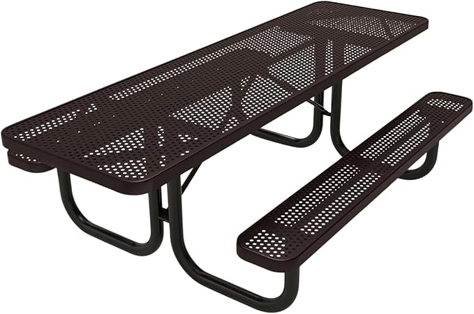 COATEDOUTDOORFURNITURE Heavy-Duty Portable ADA-Compliant Outdoor Picnic Table - Photo 1