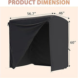AECOJOY 2-Seat Outdoor Patio Swing Chair with Cover, Porch Swings Chairs for Adult - Photo 6