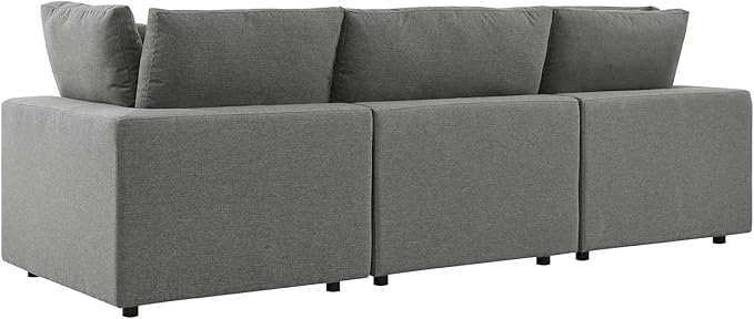 Modway EEI-5578-CHA Outdoor Patio Sofa, Charcoal - Photo 4