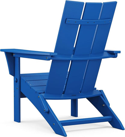 POLYWOOD® Modern Folding Adirondack in Pacific Blue