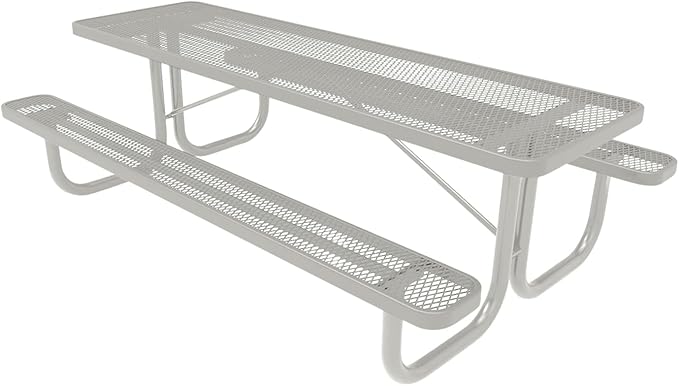 COATEDOUTDOORFURNITURE Heavy-Duty Portable Outdoor Picnic Table - Photo 1