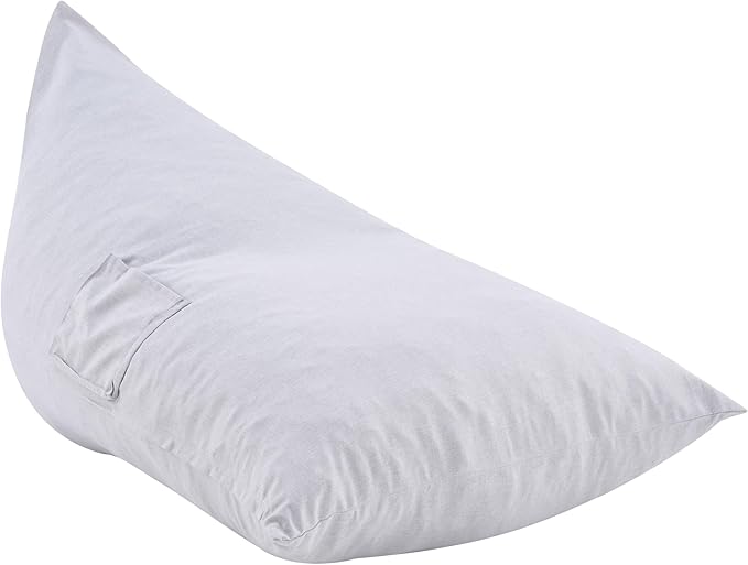 Christopher Knight Home Arlene Twist Outdoor Bean Bag Chair, Fabric Bean Bag Lounger for Adults and Kids - Photo 6