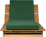 Christopher Knight Home Bard Patio Chaise Lounge Chair Outdoor, Acacia Wood Poolside Sun Lounger with 4-Thick Cushion - Photo 8