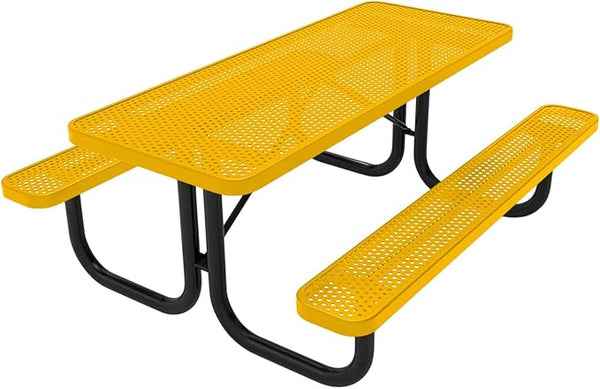 COATEDOUTDOORFURNITURE Heavy-Duty Portable Outdoor Picnic Table - Photo 1