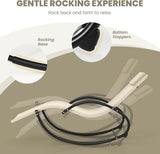 Giantex Outdoor Rocking Lounge Chairs of 2, Zero Gravity Rocking Chair with Removable Headrest - Photo 4