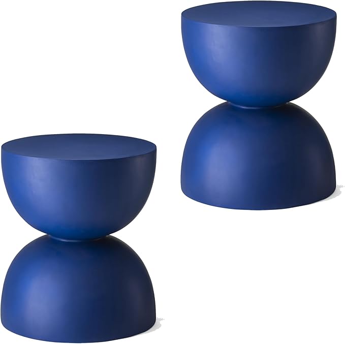 Glitzhome Outdoor Side Tables Set of 2 - Photo 1