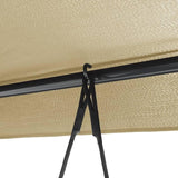 3-Person Convertible Garden Swing Bench, Outdoor Patio Porch Swing Bed with Canopy, Heavy-Duty Powder-Coated Steel Frame - Photo 8