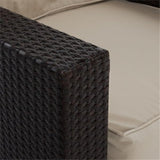 Serta Laguna Brown Resin Wicker Outdoor Patio Furniture Collection, Easy Assembly, Porch or Pool, Weather Resistant - Photo 4