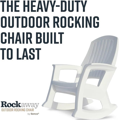 Semco Rockaway Heavy Duty All-Weather Outdoor Rocking Chair Plastics - Green