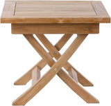 Teak Wood Folding 20”-Inch Outdoor Coffee Table - Perfect for Camping & Outdoor Entertaining - Ideal for Backyard - Photo 4