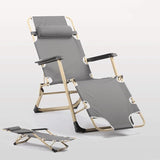 Chair Reclining Lounge Chair Patio Chairs, w/Removable Cushion & Headrest, Reclining Camping Chair w/Upgraded Lock - Photo 3