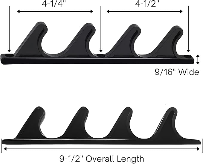 Project Patio 4 Position Adjustable Chaise Lounge Bracket Replacement Part for Outdoor Reclining Pool Furniture Back Adjustment - Black