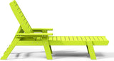 WestinTrends Malibu Poly Reclining Chaise Lounge (Set of 2) Lime - Photo 7