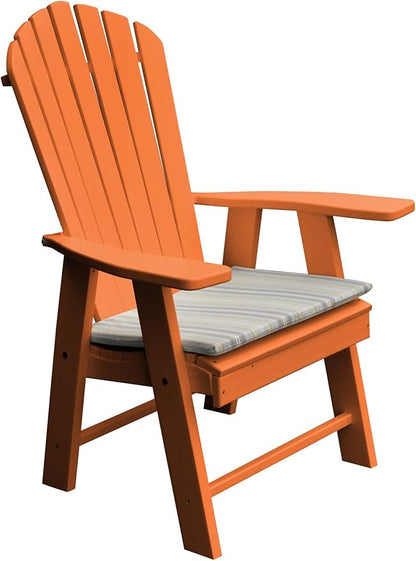 Furniture Barn USA Poly Upright Adirondack Chair, Orange