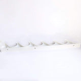 KOMORAX 4 pcs 6 Position Nylon White Adjustment Brackets for Patio Outdoor Lawn Yard Furniture or Chaise Lounges - Photo 3