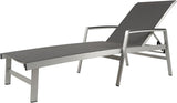Christopher Knight Home Patio Aluminum Chaise Lounge, Adjustable Mesh Chaise Lounge, 5 Position Backrest Recliner - Photo 3
