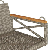 1 Seater Patio Swing Bench, Synthetic Rattan Hanging Chair for Garden, Balcony, and Outdoor Leisure - Photo 7