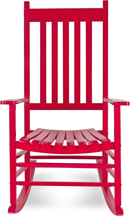 Shine Company Vermont Porch Rocker – Chili Pepper