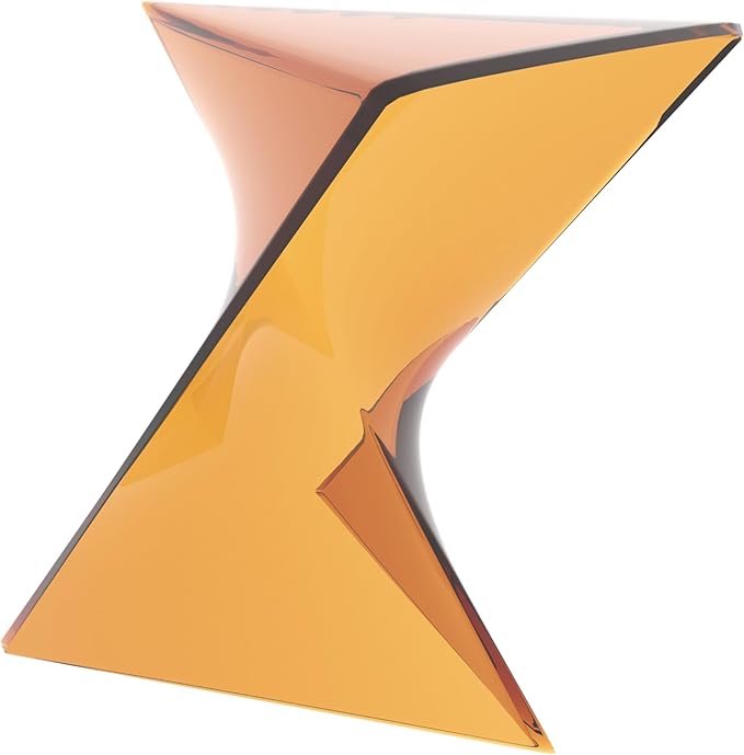 LeisureMod 15.75" Triangular Side Table, Stackable Plastic Accent End Table for Indoor & Outdoor Use - Photo 8