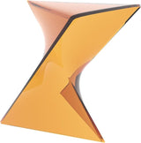 LeisureMod 15.75" Triangular Side Table, Stackable Plastic Accent End Table for Indoor & Outdoor Use - Photo 4