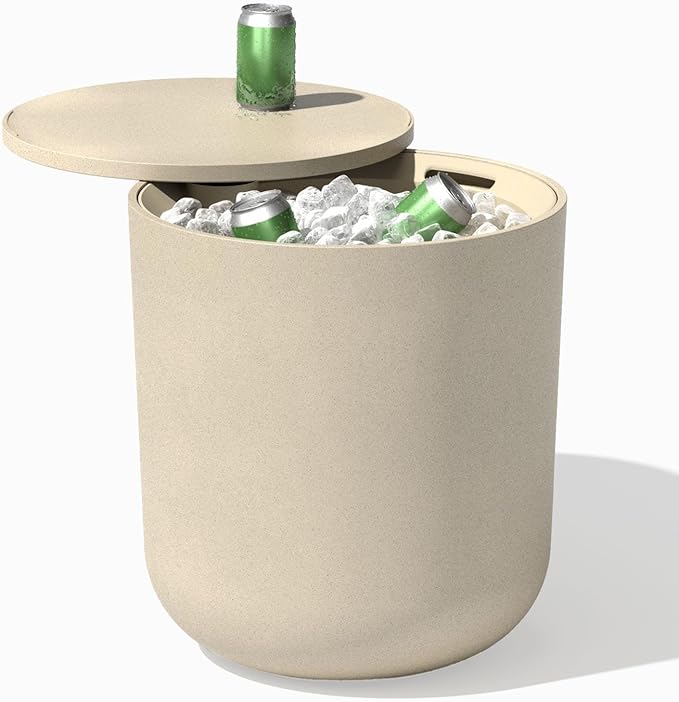 Veradek Kona Cooler Side Table – 2-in-1 Outdoor Patio Side Table w/Cooler | Insulated 40L Capacity - Photo 1