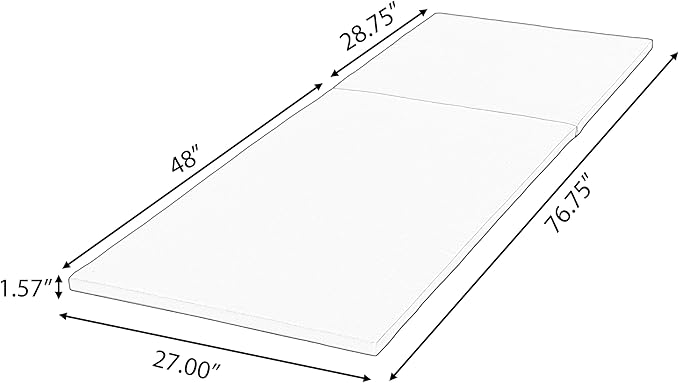 Merax Outdoor Chaise Lounge Foldable 2-Section Design - Photo 5
