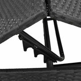 Patio Sun Lounger Outdoor Adjustable Recliner Chair with Armrests - Photo 7