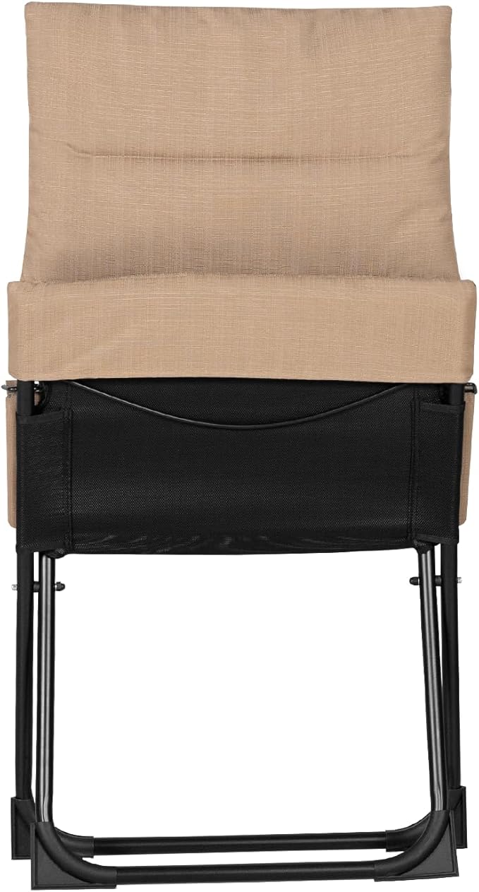 Abba Patio Heavy-Duty Outdoor Chaise Lounge Chair, Reclining Folding Camping Chair with Removable Footrest - Photo 4